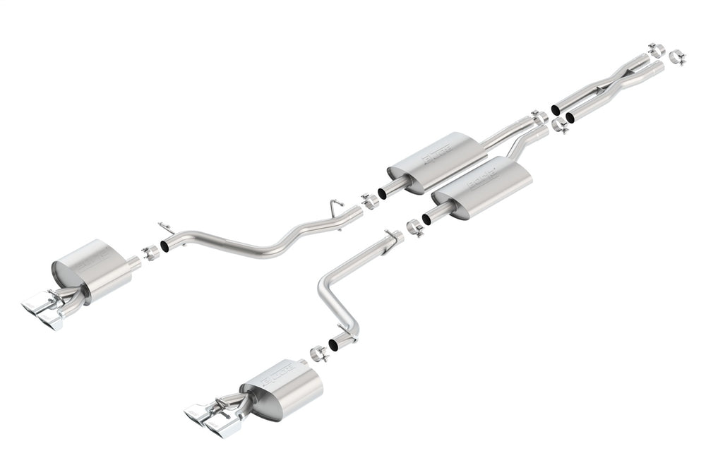 Borla Cat-Back Exhaust System - S-Type — 2.25" — 2011-2014 Dodge Challenger