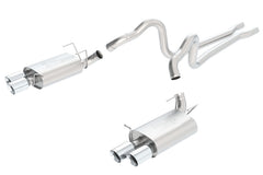 Borla Cat-Back Exhaust System - ATAK — 2013-2014 Ford Mustang