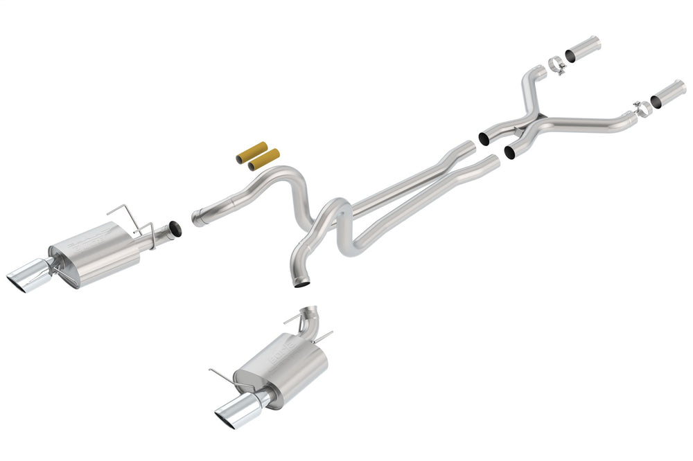 Borla Cat-Back Exhaust System - S-Type — 2013-2014 Ford Mustang