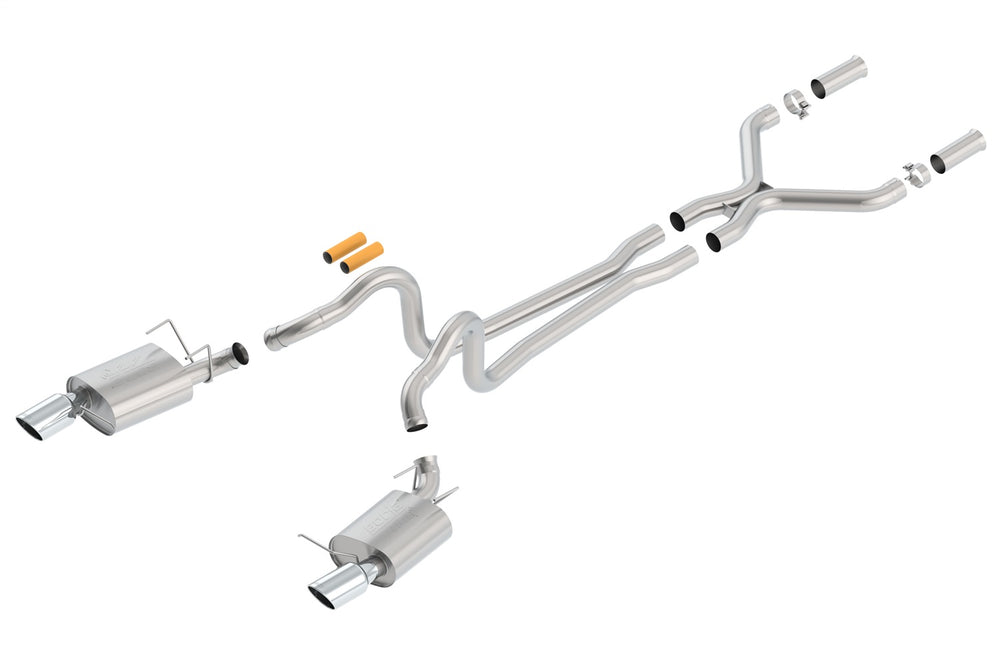 Borla Cat-Back Exhaust System - ATAK — 2013-2014 Ford Mustang