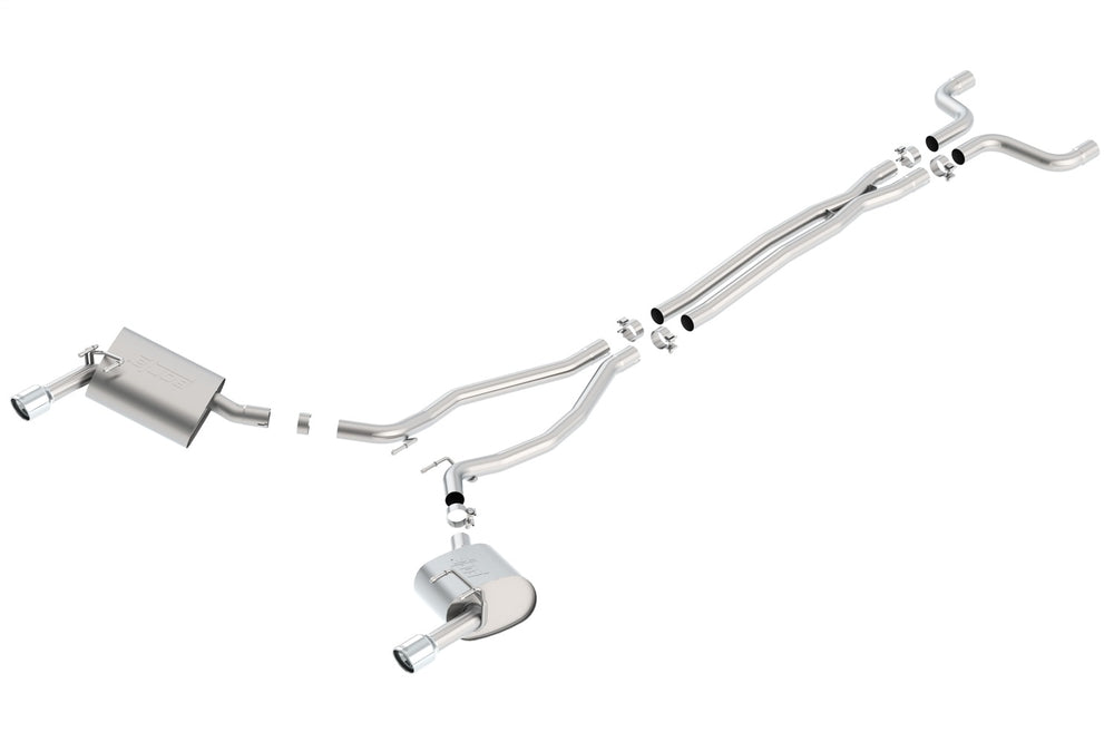 Borla Cat-Back Exhaust System - S-Type — 2014-2015 Chevrolet Camaro