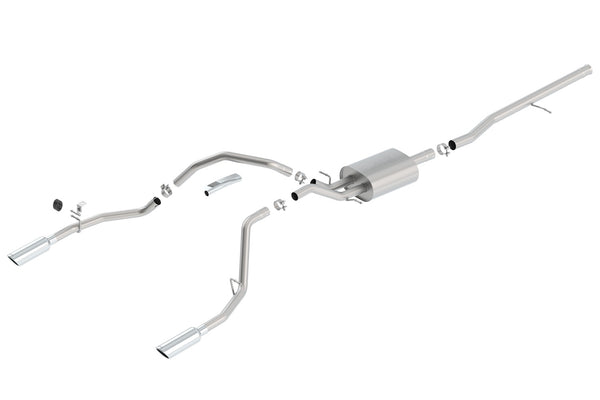 Borla Cat-Back Exhaust System - S-Type — 2014-2018 Chevrolet Silverado 1500 / GMC Sierra 1500 (140536)