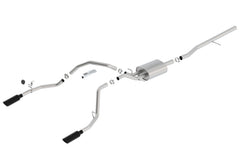 Borla Cat-Back Exhaust System - S-Type — 2014-2018 Chevrolet Silverado 1500 / GMC Sierra 1500 (140536BC)