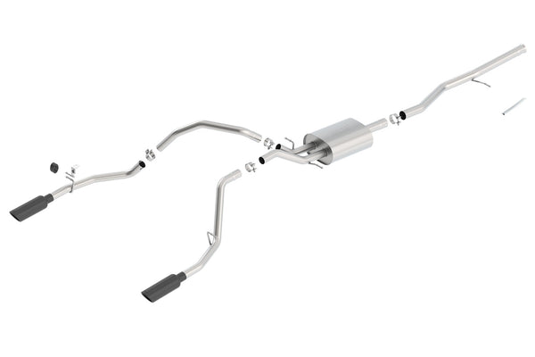 Borla Cat-Back Exhaust System - Touring — 2014-2018 Chevrolet Silverado 1500 / GMC Sierra 1500 (140538BC)