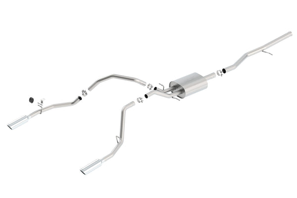 Borla Cat-Back Exhaust System - S-Type — 2014-2018 Chevrolet Silverado 1500 / GMC Sierra 1500 (140539)