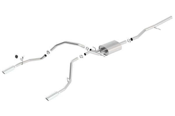 Borla Cat-Back Exhaust System - ATAK — 2014-2018 Chevrolet Silverado 1500 / GMC Sierra 1500 (140540)
