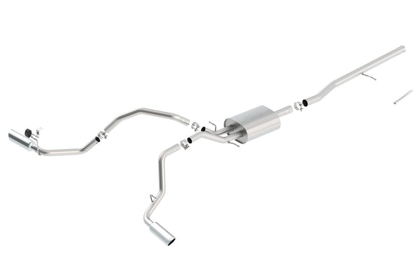 Borla Cat-Back Exhaust System - ATAK — 2014-2018 Chevrolet Silverado 1500 / GMC Sierra 1500 (140546)
