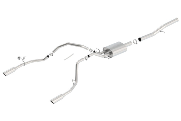 Borla Cat-Back Exhaust System - Touring — 2014-2018 Chevrolet Silverado 1500 / GMC Sierra 1500 (140570)
