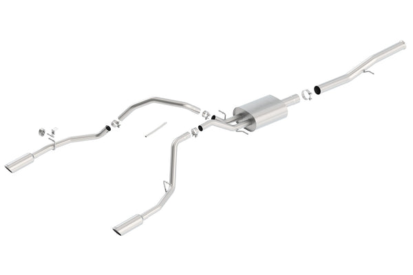 Borla Cat-Back Exhaust System - S-Type — 2014-2018 Chevrolet Silverado 1500 / 2015-2018 GMC Sierra 1500 (140571)