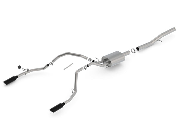 Borla Cat-Back Exhaust System - S-Type — 143.5" — 2014-2018 Chevrolet Silverado 1500 / GMC Sierra 1500