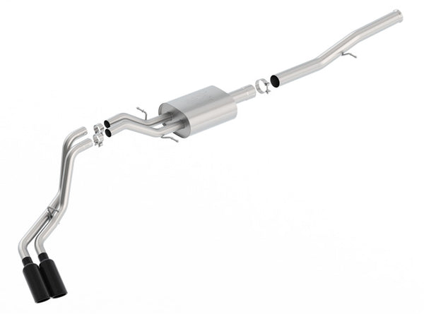 Borla Cat-Back Exhaust System - ATAK — 2014-2018 Chevrolet Silverado 1500 / GMC Sierra 1500 (140577BC)