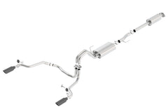 Borla Cat-Back Exhaust System - Touring — 2015-2020 Ford F-150 (140614BC)