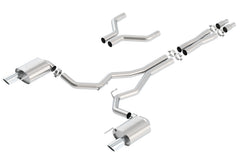 Borla Cat-Back Exhaust System - ATAK — 2015-2017 Ford Mustang