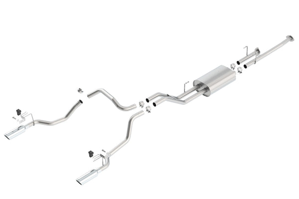 Borla Cat-Back Exhaust System - Touring — 2014-2021 Toyota Tundra
