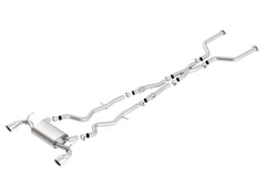 Borla Cat-Back Exhaust System - S-Type, Red — 2017-2022 Infiniti Q60