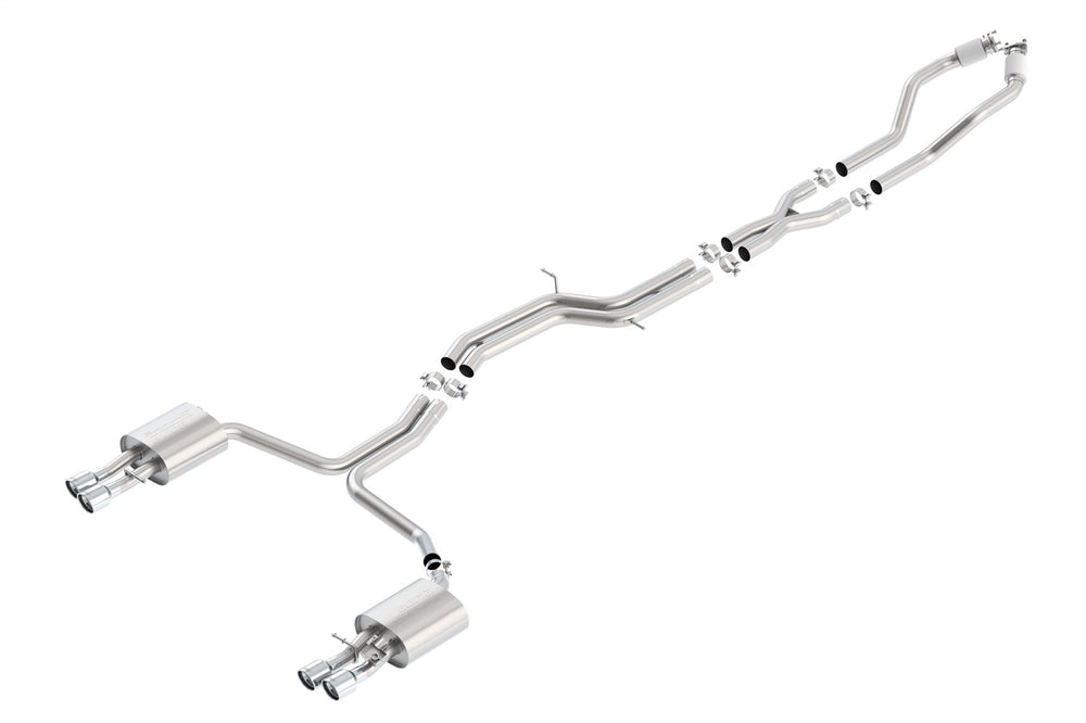 Borla Cat-Back Exhaust System - S-Type — 2013-2018 Audi S6