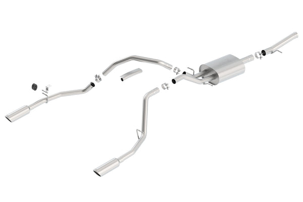 Borla Cat-Back Exhaust System - S-Type — 2014-2018 Chevrolet Silverado 1500 / GMC Sierra 1500 (140717)