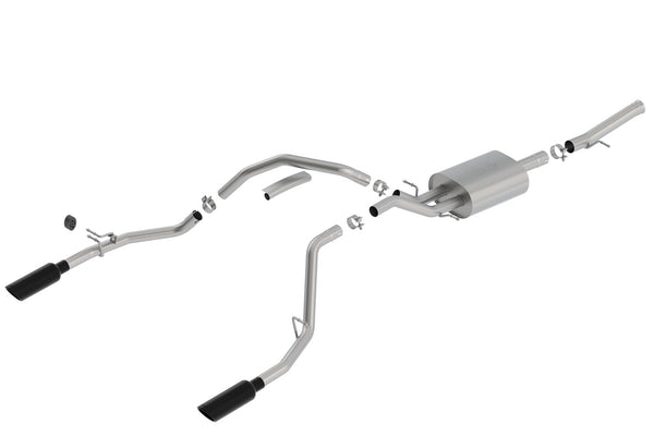 Borla Cat-Back Exhaust System - ATAK — 2014-2018 Chevrolet Silverado 1500 / GMC Sierra 1500 (140718BC)