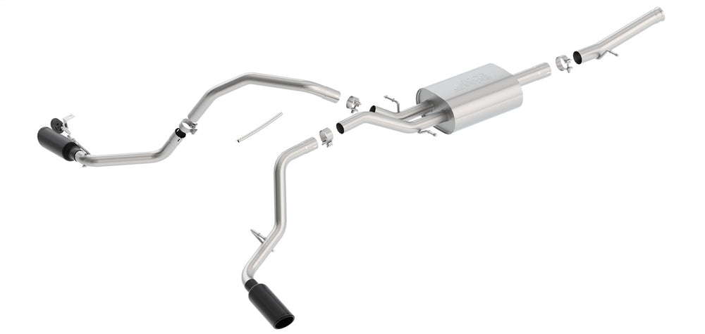 Borla Cat-Back Exhaust System - S-Type — 2014-2018 Chevrolet Silverado 1500 / GMC Sierra 1500 (140719BC)