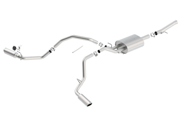 Borla Cat-Back Exhaust System - ATAK — 2014-2018 Chevrolet Silverado 1500 / GMC Sierra 1500 (140720)