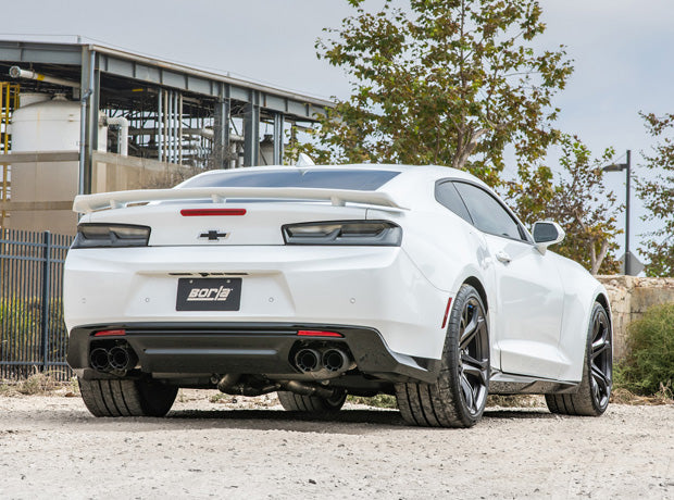 Borla Cat-Back Exhaust System - ATAK — Rear (140727CFBA)