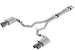 Borla Cat-Back Exhaust System - ATAK, Rear — 2018-2023 Ford Mustang