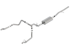 Borla Cat-Back Exhaust System - Touring — 2019-2026 Chevrolet Silverado 1500 / GMC Sierra 1500 (140767)