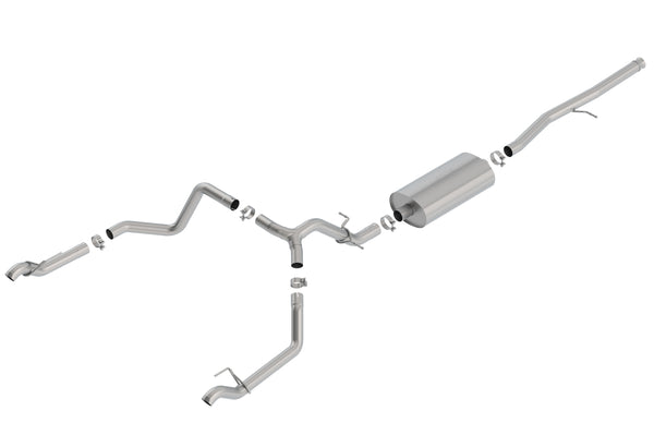 Borla Cat-Back Exhaust System - Touring — 2019-2026 Chevrolet Silverado 1500 / GMC Sierra 1500 (140767)