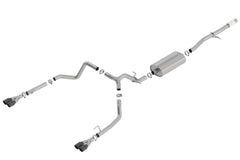 Borla Cat-Back Exhaust System - Touring — 2019-2026 Chevrolet Silverado 1500 / GMC Sierra 1500 (140768BC)