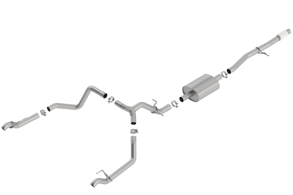 Borla Cat-Back Exhaust System - S-Type — 2019-2026 Chevrolet Silverado 1500 / GMC Sierra 1500 (140769)