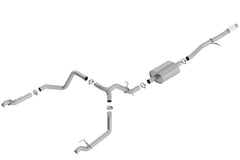 Borla Cat-Back Exhaust System - S-Type — 2019-2026 Chevrolet Silverado 1500 / GMC Sierra 1500 (140769)