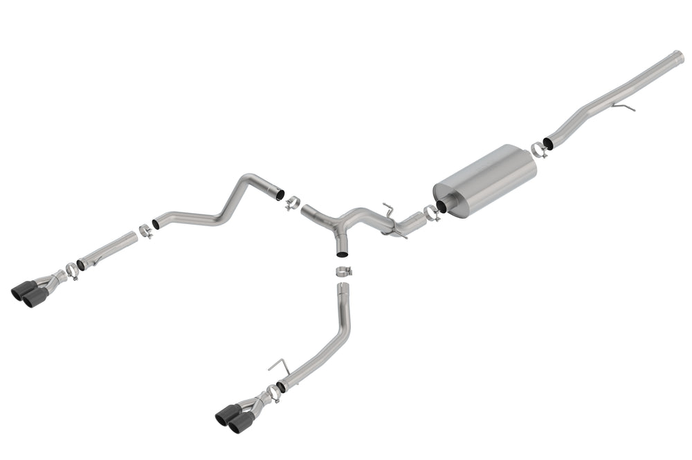 Borla Cat-Back Exhaust System - Touring — 2019-2023 Chevrolet Silverado 1500 / GMC Sierra 1500 (140772BC)