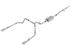 Borla Cat-Back Exhaust System - S-Type — 2019-2026 Chevrolet Silverado 1500 / GMC Sierra 1500 (140781)