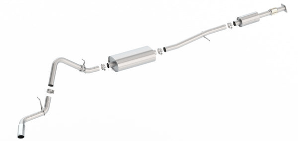 Borla Cat-Back Exhaust System - S-Type — 2019-2026 Chevrolet Silverado 1500 / GMC Sierra 1500 (140800)