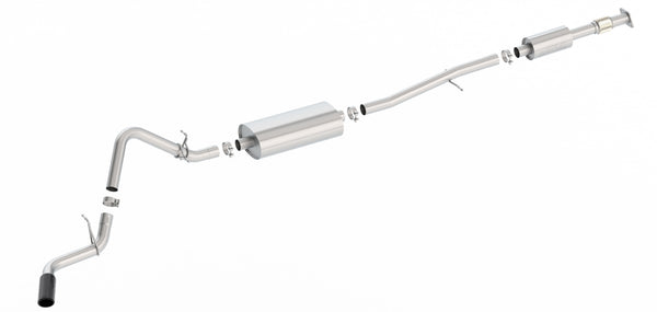 Borla Cat-Back Exhaust System - S-Type — 2019-2026 Chevrolet Silverado 1500 / GMC Sierra 1500 (140800BC)