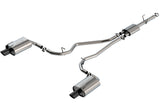 Cat-Back Exhaust System - S-Type — Chrome (140825BC)