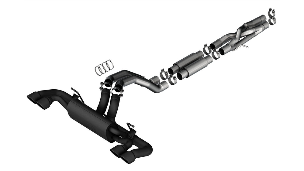 Borla Cat-Back Exhaust System - S-Type — 2021-2026 Jeep Wrangler (140892CB)