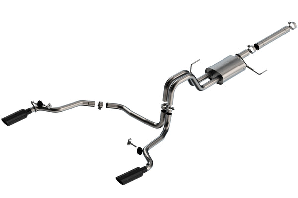 Borla Cat-Back Exhaust System - S-Type — 2021-2026 Ford F-150 (140903BC)