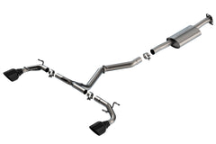 Borla Cat-Back Exhaust System - S-Type — 2022+ Subaru BRZ