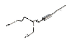 Borla Cat-Back Exhaust System - Touring — 2022-2023 Chevrolet Silverado 1500 / GMC Sierra 1500 (140913)