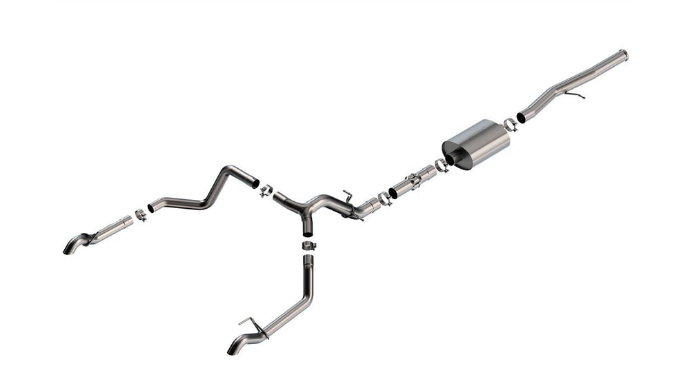 Borla Cat-Back Exhaust System - ATAK — 2022-2023 Chevrolet Silverado 1500 / GMC Sierra 1500 (140915)