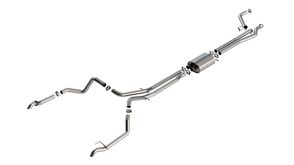 Borla Cat-Back Exhaust System - S-Type — 2022-2023 Chevrolet Silverado 1500 / GMC Sierra 1500 (140916)