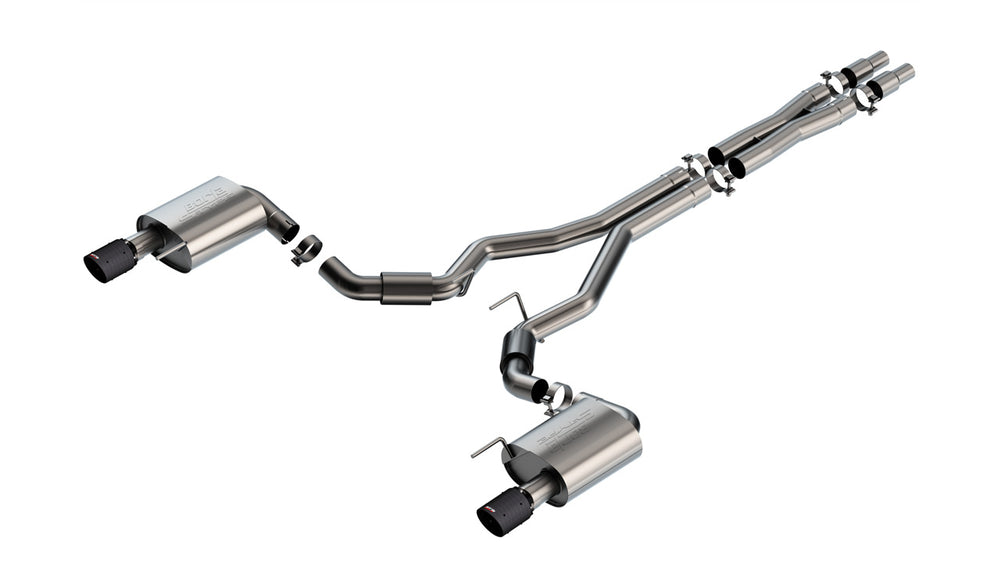 Borla Cat-Back Exhaust System - S-Type — 2024-2026 Ford Mustang (140960CFBA)