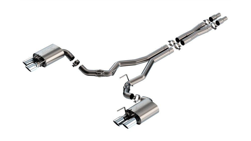 Borla Cat-Back Exhaust System - ATAK — 2024-2026 Ford Mustang (140963)