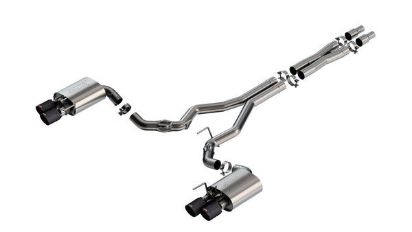 Borla Cat-Back Exhaust System - ATAK — 2024-2026 Ford Mustang (140963CFBA)