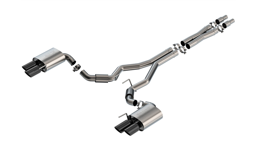 Borla Cat-Back Exhaust System - S-Type — 2024-2026 Ford Mustang (140969BC)