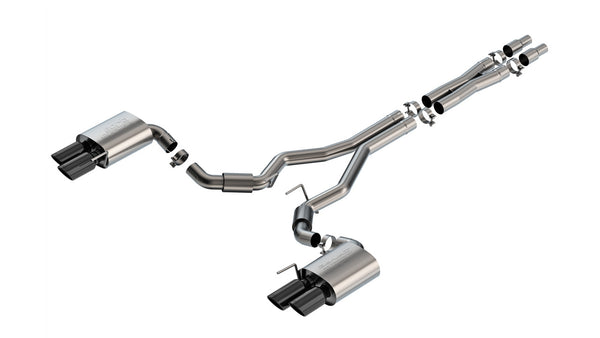 Borla Cat-Back Exhaust System - S-Type — 2024-2026 Ford Mustang (140969BC)