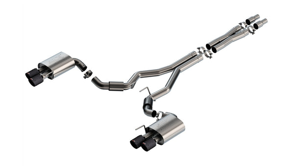 Borla Cat-Back Exhaust System - ATAK — 2024-2026 Ford Mustang (140970CFBA)