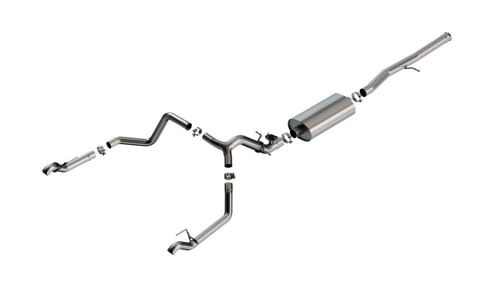 Borla Cat-Back Exhaust System - Touring — 2024-2026 Chevrolet Silverado 1500 / GMC Sierra 1500 (140990)