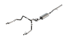 Borla Cat-Back Exhaust System - Touring — 2024-2026 Chevrolet Silverado 1500 / GMC Sierra 1500 (140990)